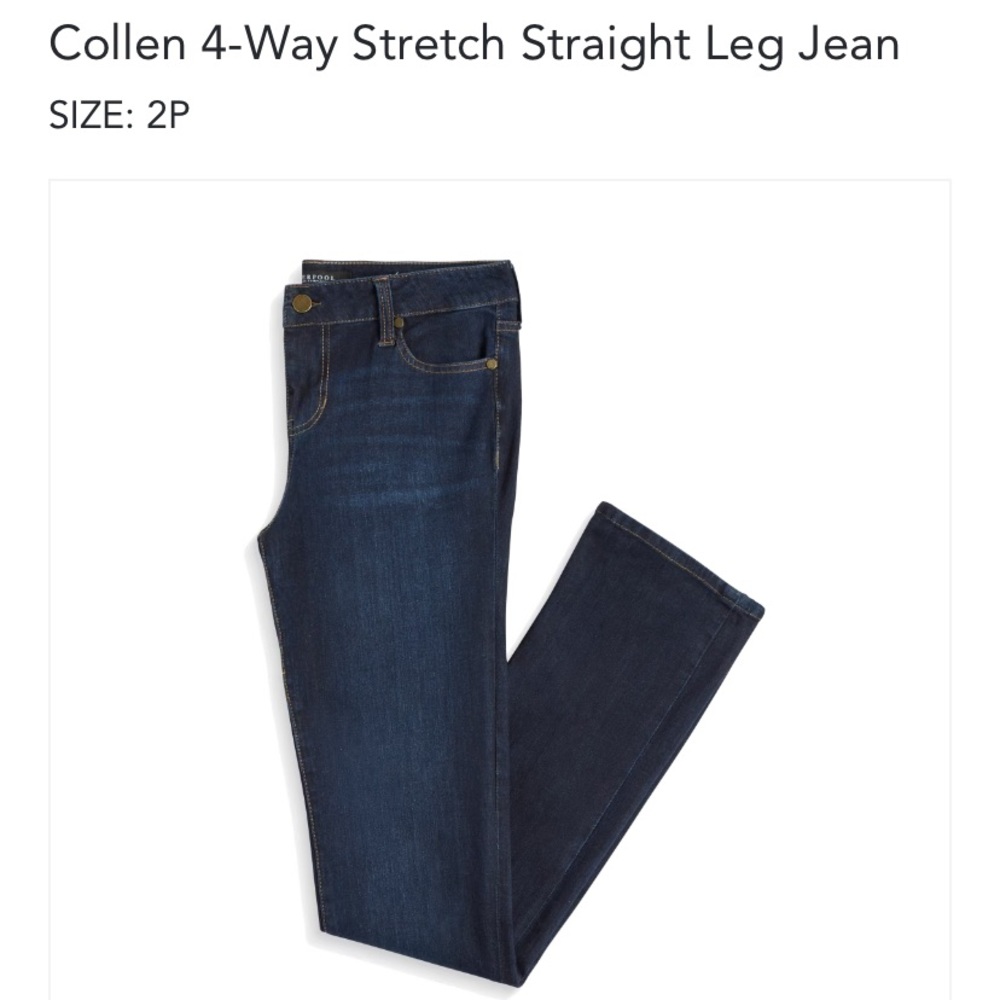 Liverpool Colleen 4-way Stretch Straight Leg Jeans size 2P